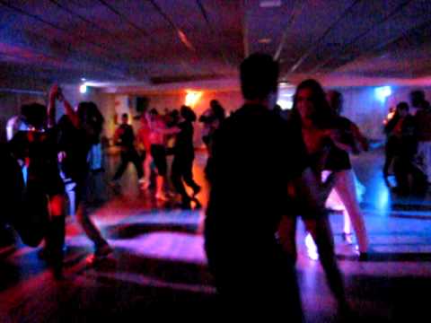 Some dancing at ZoukLambada beach festival bcn