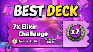 I made the BEST DECK for 7X ELIXIR CHALLENGE! - Deck Guide by SirTagCR