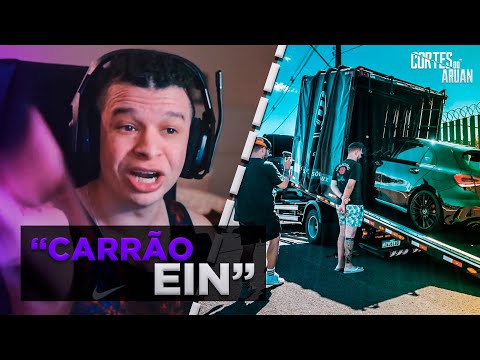 ARUAN REAGE A MEU CARRO NOVO CHEGOU ‹ EduKof › (AM3NlC) - Cortes do Aruan