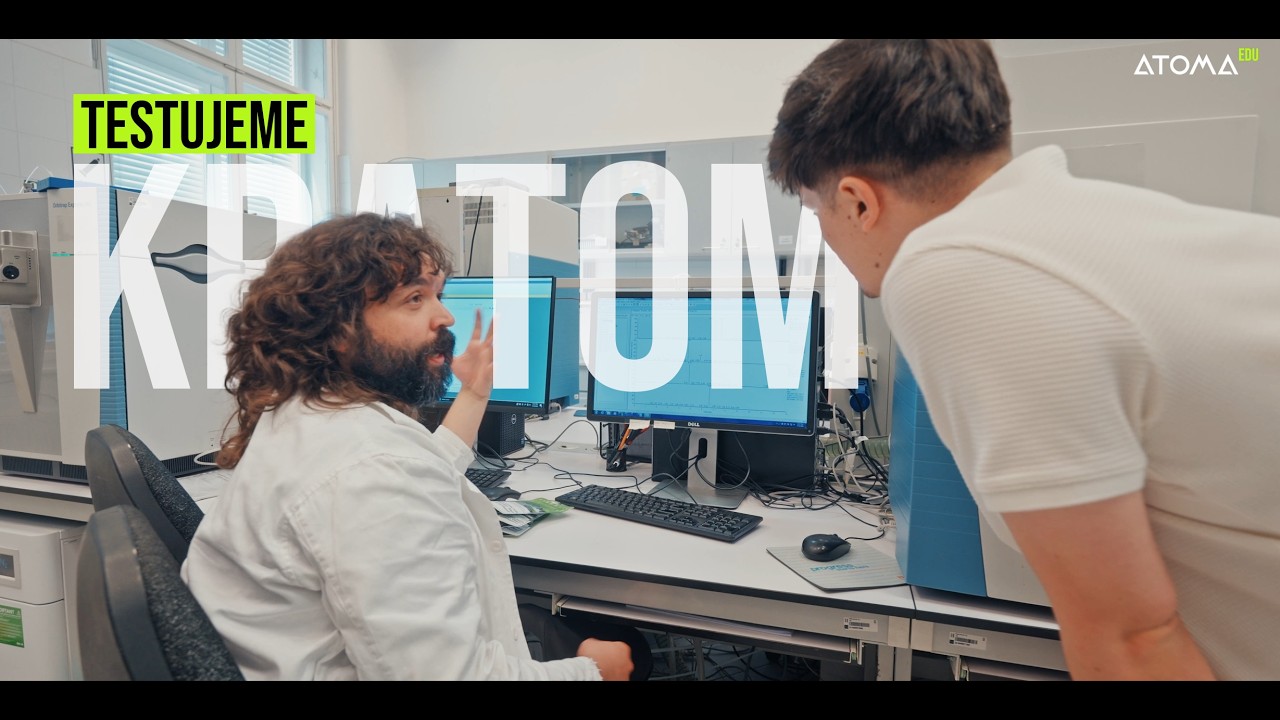 Testování kratomu v laboratoři VŠCHT