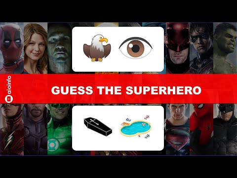 Guess The Male Superhero Using Emoji - Superhero Emoji Quiz