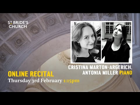 Recital by piano duo Cristina Marton-Argerich and Antonia Miller
