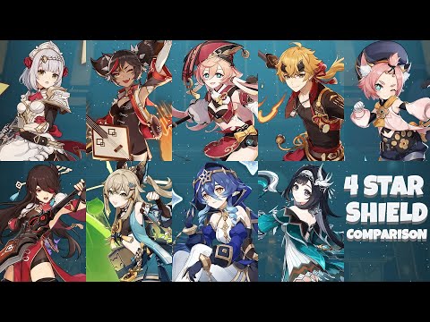 Which Of My 4 Star Characters Has The Strongest Shield? | Lan Yan Update