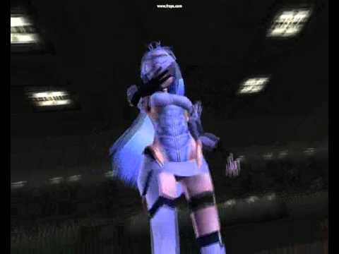 Xenosaga I: KOS-MOS victory pose