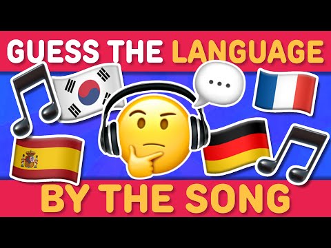GUESS THE LANGUAGE BY THE SONG 💬 🎤 | Geography Quiz