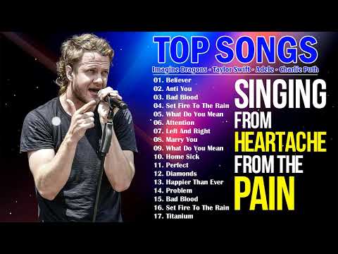 Top English Songs 2023 - Imagine Dragons, Taylor Swift, Adele, Charlie Puth Mix 2023