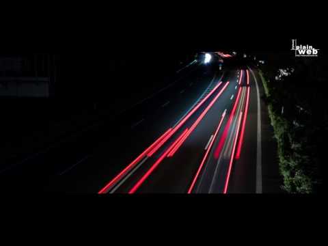 Autobahn Langzeitbelichtung - Night 1 - 2,5 Sek. 24p Cinema