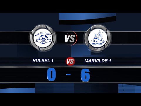 Hulsel 1 - Marvilde 1 (0-6) Wedstrijdverslag