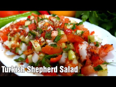Turkish Shepherd Salad Çoban Salatasi Recipe