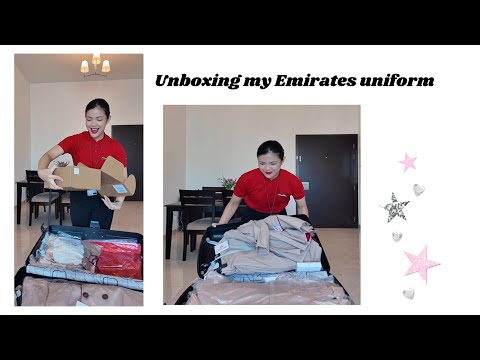 Emirates Uniform Unboxing||Last day of wearing Red polo T-Shirt||Cabin crew