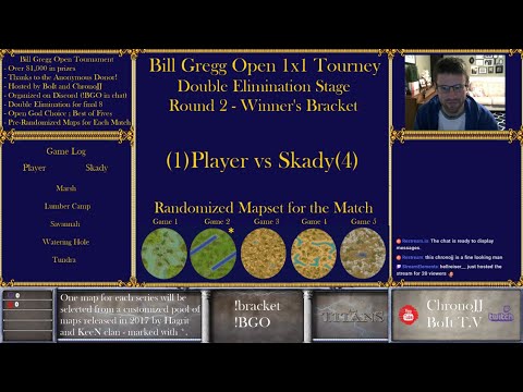 Player vs Skady - Winner's Bracket - Round 2 - Bill Gregg Open Tournament
