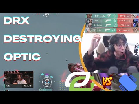 TENZ Reaction on DRX Destroying OPTIC in ECO ROUND With Frenzy & Sheriff