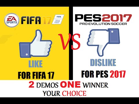 FIFA 17 vs PES 2017 Gameplay comparison 2 DEMOS One winner