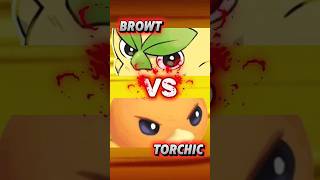 This Pokémon Fight is DIFFERENT… Browt Vs. Torchic #pokemon #shorts