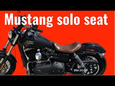 Brown Mustang wide tripper solo seat