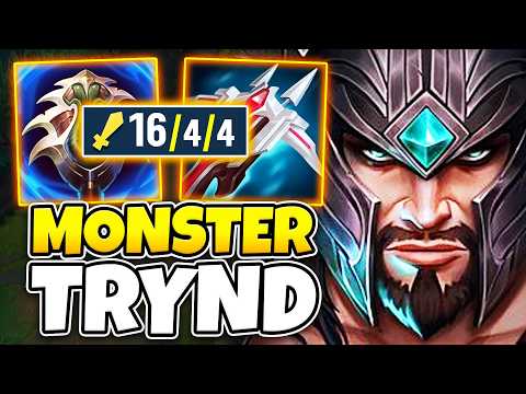 WHEN THE RANK 1 TRYNDAMERE TAKES OVER THE WHOLE GAME! (RIGHT CLICK SLAUGHTER)