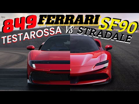 Ferrari 849 Testarossa VS SF90 Stradale | Design Evolution