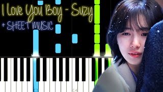 I Love You Boy Piano Suzy While You Were Sleeping OST 4 당신이 잠든 사이에 수지 피아노 커버 Tutorial &amp; Sheet Music
