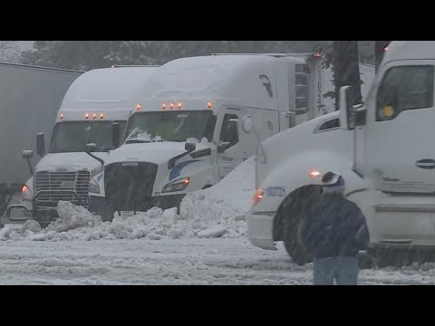 Spinouts and white out conditions shutdown I-80 Saturday afternoon