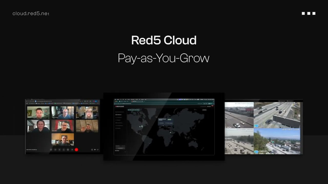 Red5 Cloud demo video