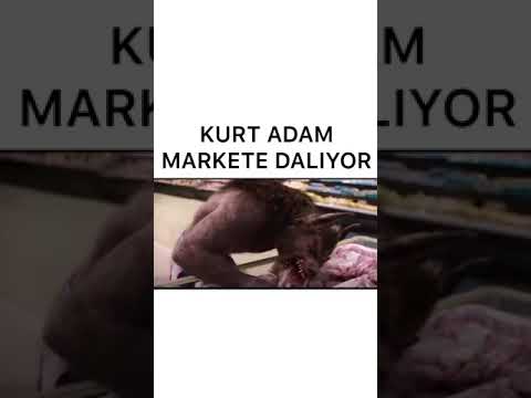 Kurt adam markete dalıyor efsane sahne