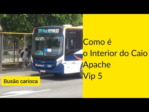 Como é o Interior do Caio Apache Vip 5 | Movimentações de ônibus Ep. 19