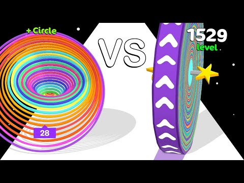 Circles Runner VS Peel Runner 3D: ASMR Gameplay ❌ Max Level!