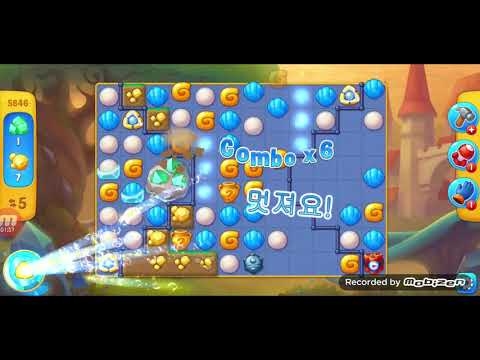 fishdom gameplay / level 5846 / It is like the ads? / thank you