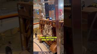 Elevator Tunes: Cruise Ship Piano Player Entertains for 🤑!#travel #shorts #music #marineroftheseas