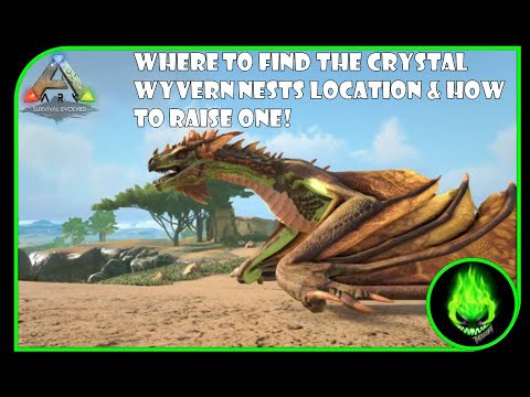 ARK: CRYSTAL WYVERN NEST LOCATIONS & HOW TO RAISE A CRYSTAL WYVERN!