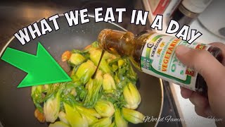 What we eat in a day: Our Healthy Eating Plan includes cooking these foods and vegetables 🥗