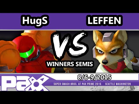 PAX Prime 2015 - Leffen (Fox) Vs. HugS (Samus) - Winners Semis