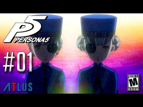 Persona 5 - PS4 English Walkthrough Part 1 - Welcome Inmate!