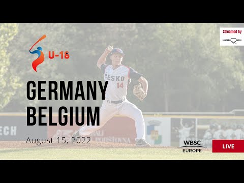 16 U-18 Baseball European Championship - Germany VS Belgium