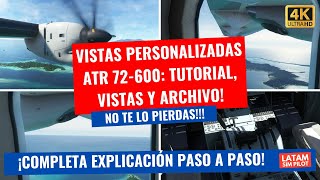 MICROSOFT ATR 72-600 CUSTOM VIEWS by LATAMSIMPILOT video