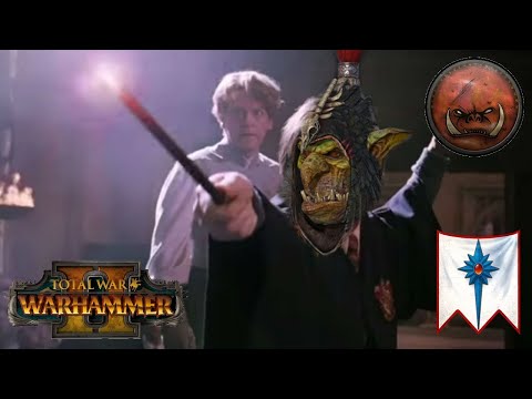 DA GOBLIN GREAT SHAMAN & IMRIK - Greenskins vs High Elves | Total War: Warhammer 2