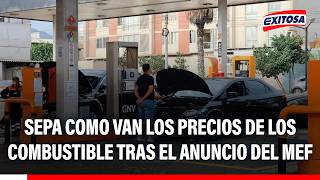 🔴🔵 Sepa como van los precios de los combustibles tras el anuncio del MEF