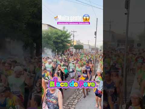 2 dia do Bloco do Povo 2026 nas ruas de Jaguaruana ceará