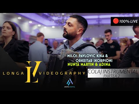 Milos Pavlovic KIKA & Orkestar Skorpioni - Colaj Instrumental | Partea 2 | Nunta Martin & Adina