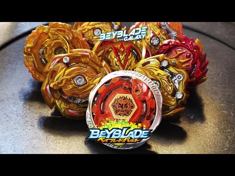 BURN PHOENIX .Y.Wd vs All combos of Random Booster Vol. 19 - Beyblade Burst