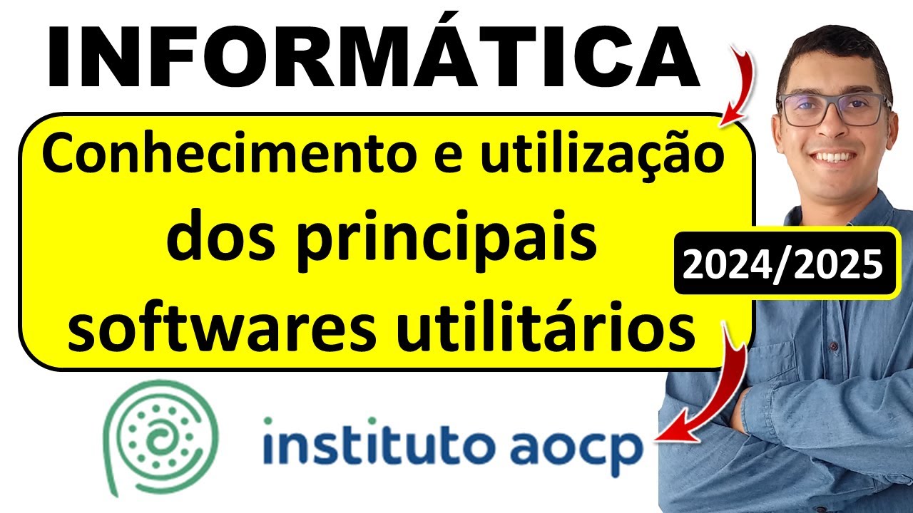 Conhecimento e utilização dos principais softwares utilitários compactadores de arquivos, chat AOCP