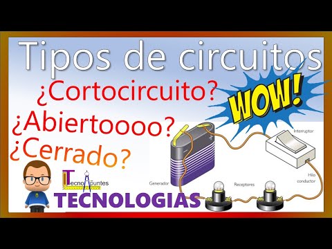 Tipos de circuitos - Cerrado-Abierto-Cortocircuito || Electricidad Secundaria Tecnologías