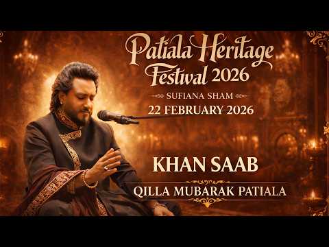 Khan Saab Live in Patiala 🔥 Sufi Night 2026 | Qawwali Mehfil at Qilla Mubarak