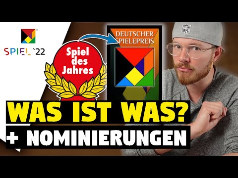 Spiel des Jahres 2022 und Deutscher Spielepreis 2022 erklärt + Aufruf zu Nominierungen 🏆