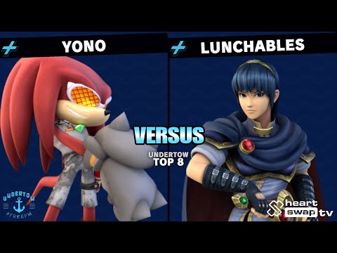 Undertow: Yono (Knuckles) vs Lunchables (Marth/Roy) - Winners Semis - Project +