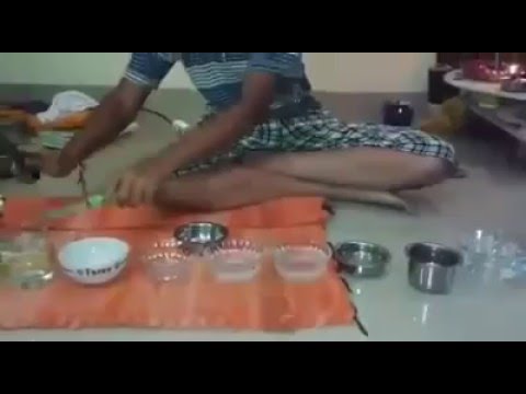 Boy playing Indian National Anthem on Water Bowls & Glasses...