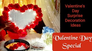 Best ever Anniversary decoration ideas at home | Valentineday Surprise gift |Valentineday Decoration