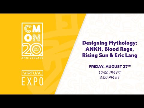 Designing Mythology: Ankh, Blood Rage, Rising Sun & Eric Lang