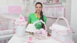 Kit Higiene Bailarina Rosa | Ref: 43500