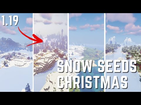 Minecraft: 4 SNOW SEEDS - CHRISTMAS SEEDS (1.19)